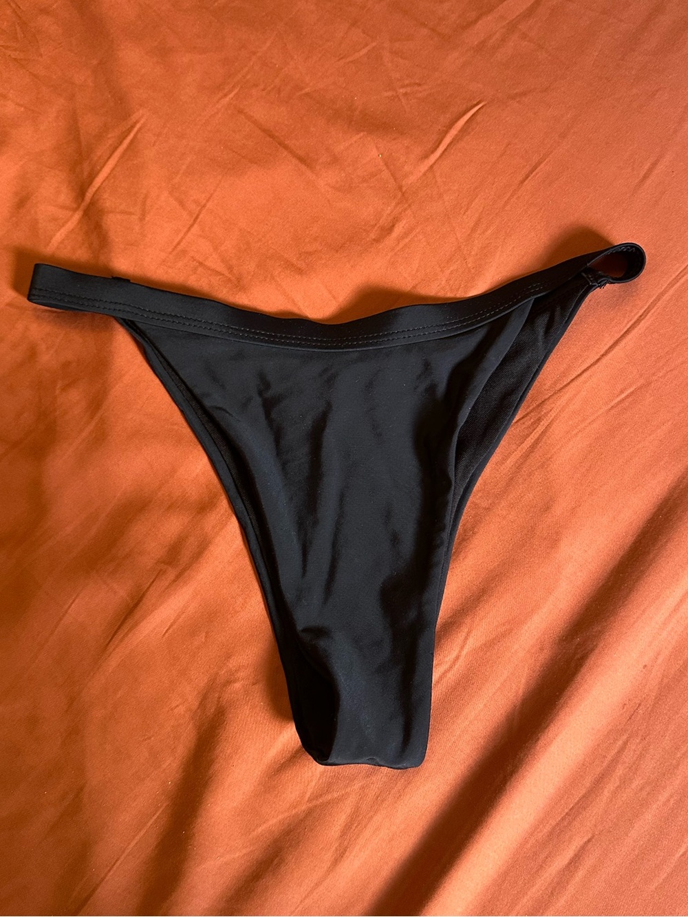 Black Cheeky Bikini Bottom